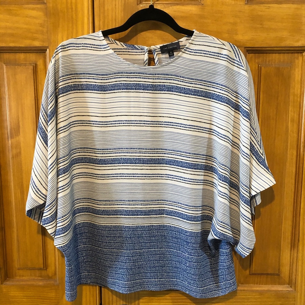 The Limited Blue stripped blouse